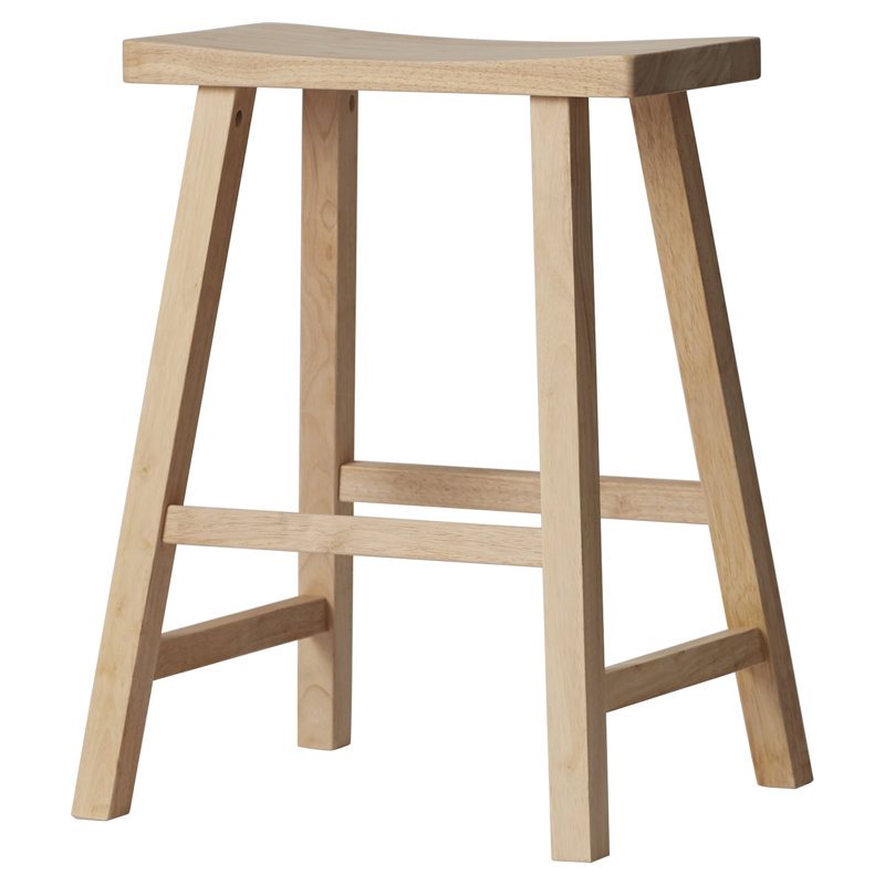 Toby 24 Backless Wood Bar Stool Reviews Allmodern Toby 24 Backless Wood Bar Stool