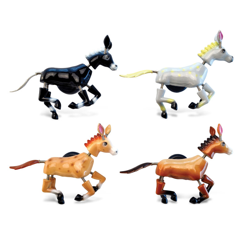 Cota Global Puzzled Horse Bobble 4 Piece Magnet Set Wayfair