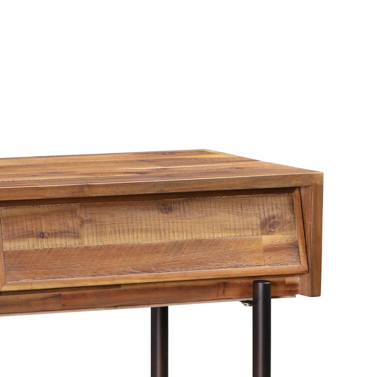 brown wooden austin console table