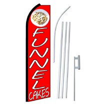 "FUNNEL CAKES" super flag & pole kit 