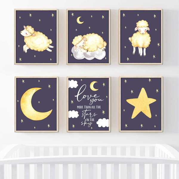 moon themed baby room