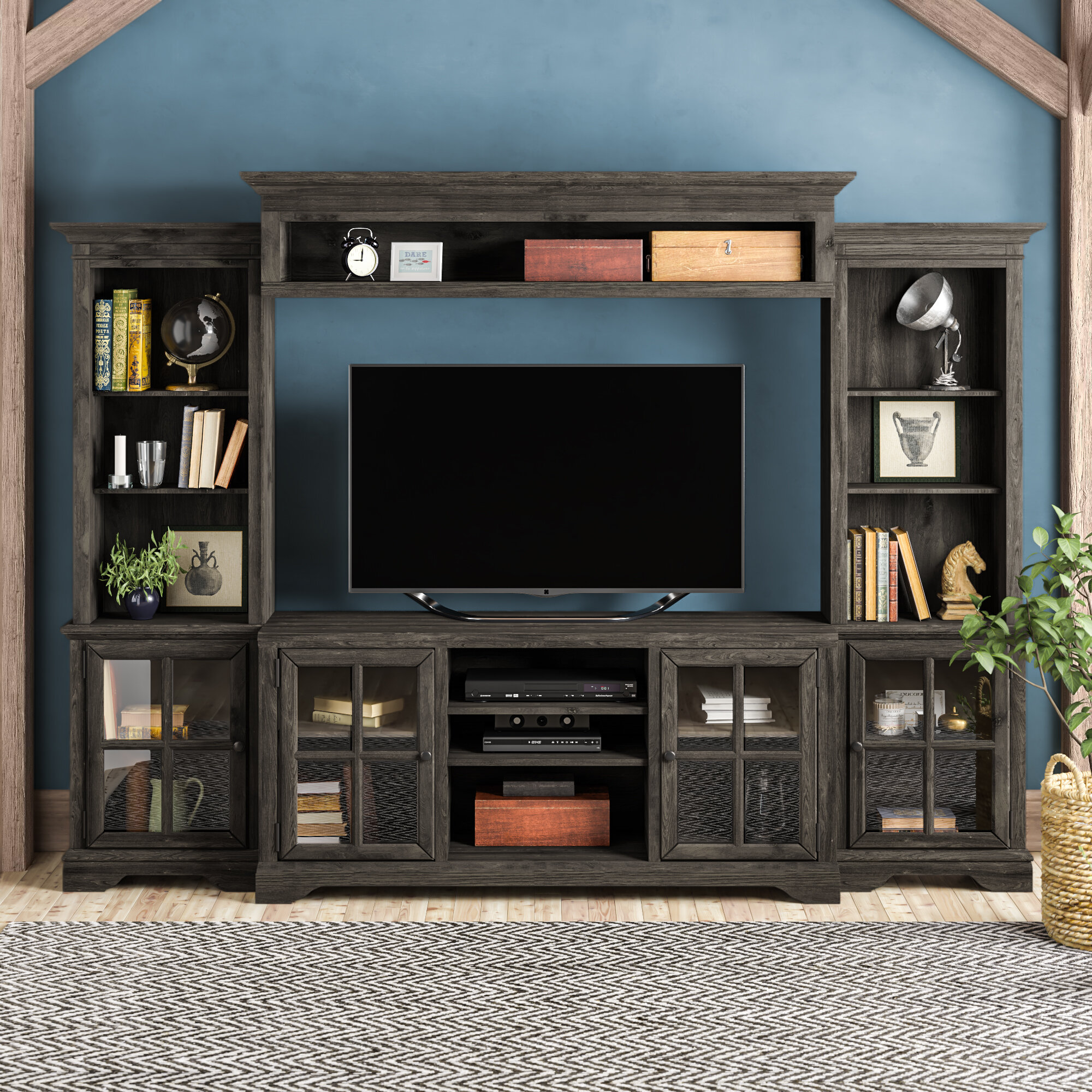 Delmon Entertainment Center for TVs up to 75 inches & Reviews 