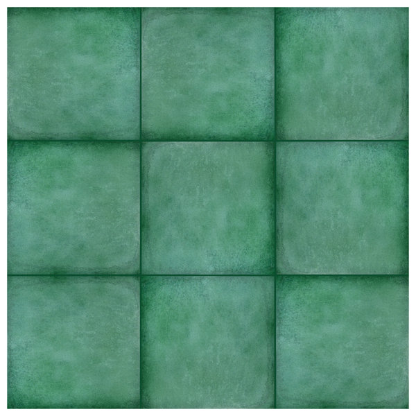 EliteTile Symbals 14.13" x 14.13" Porcelain Leather Look ...
