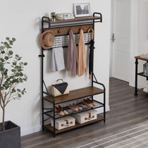Front Door Bench And Coat Rack Wayfair
