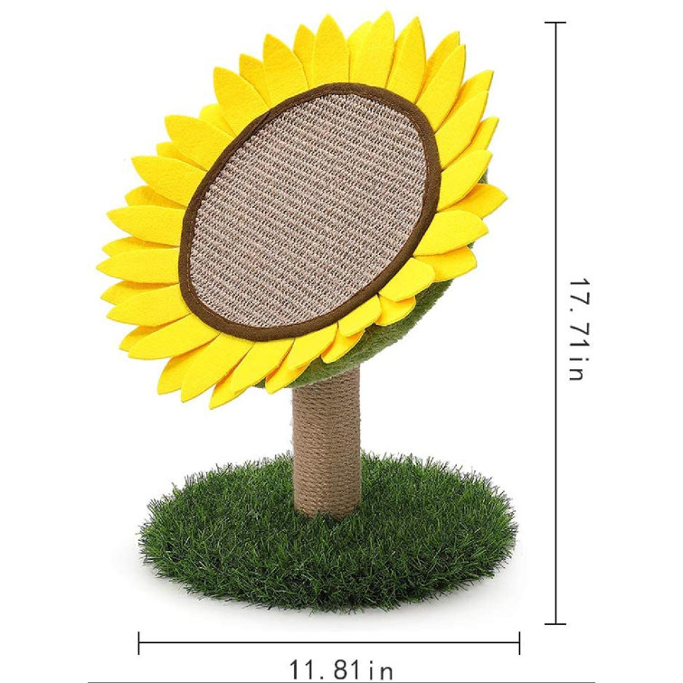 sunflower scratching post