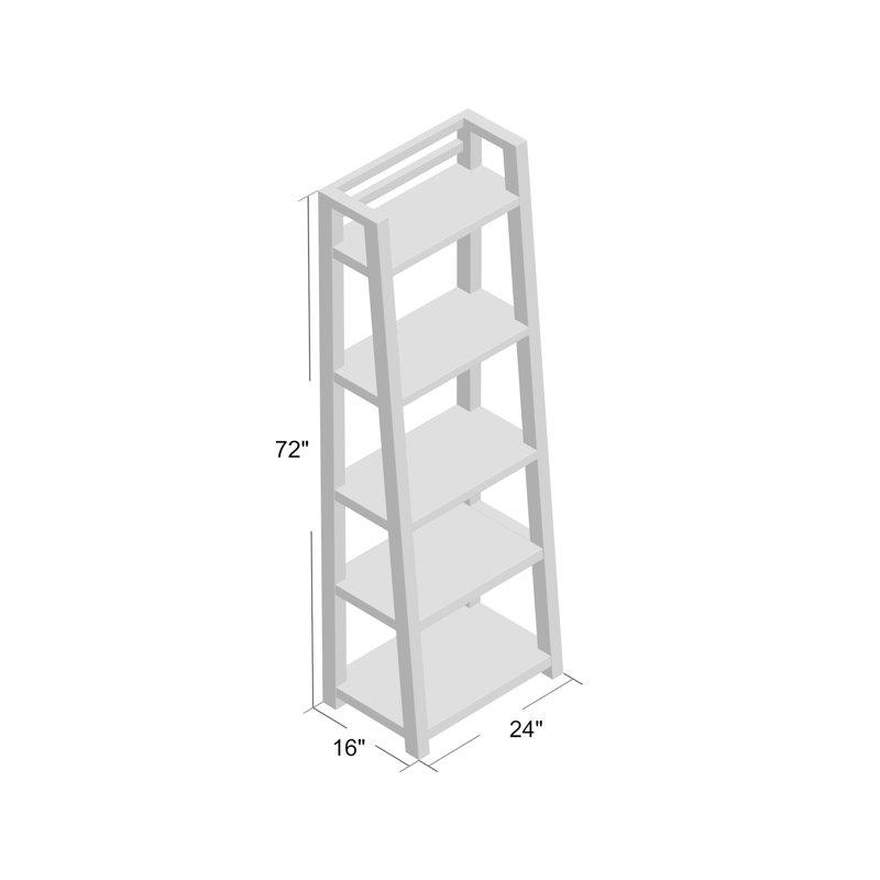 Windham Keeble Leaning Ladder Bookcase Reviews Allmodern