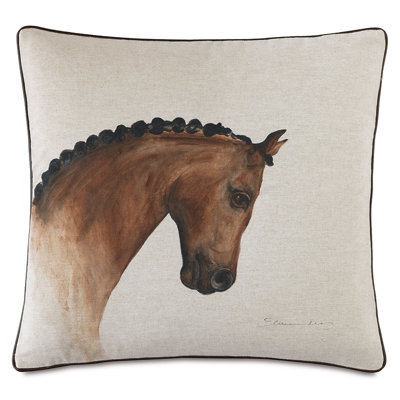 Equestrian Physique Throw Pillow Eastern Accents