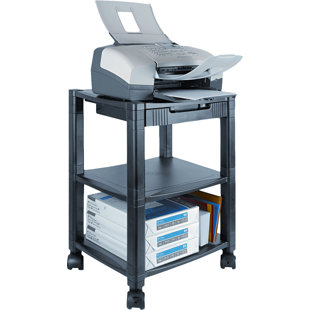Three-Shelf Mobile Printer Stand