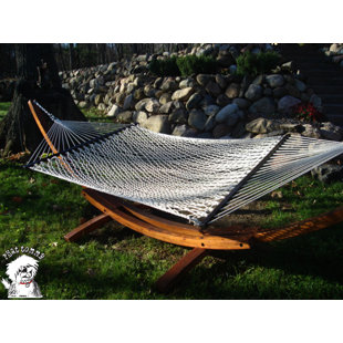Go to store & view more images Red Barrel Studio Mindi Super Soft Polyester Rope Hammock with Stand