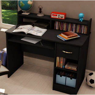 Black Desks You Ll Love Wayfair As Computer Desk With Hutch