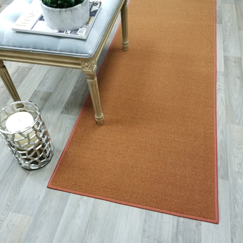 Charlton Home Barksdale Non Skid Rubber Backed Brown Area Rug Barksdale Non Skid Rubber Backed