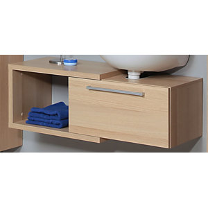 100 cm Wandbefestigter Waschbeckenunterschrank L..