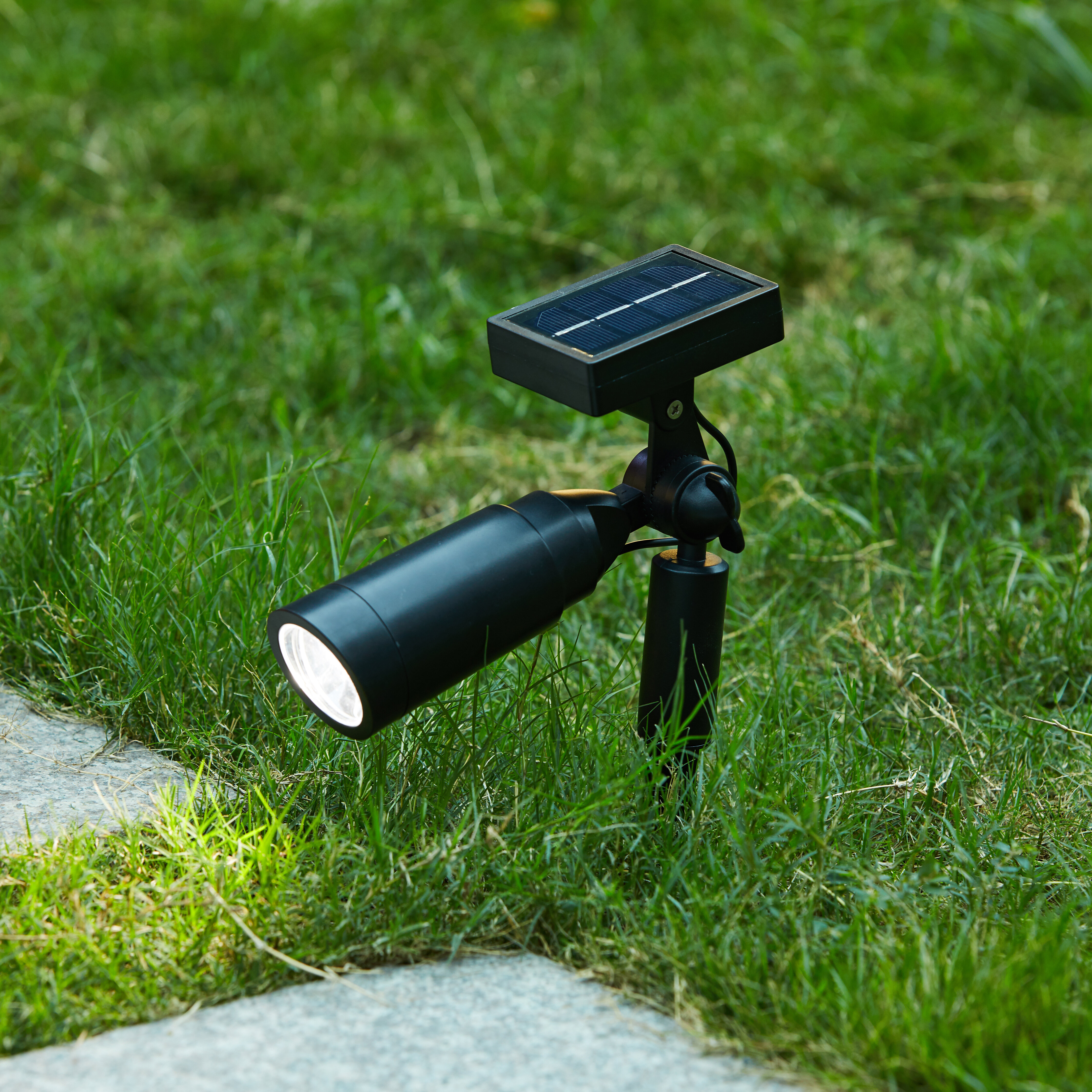 solar powered spotlight