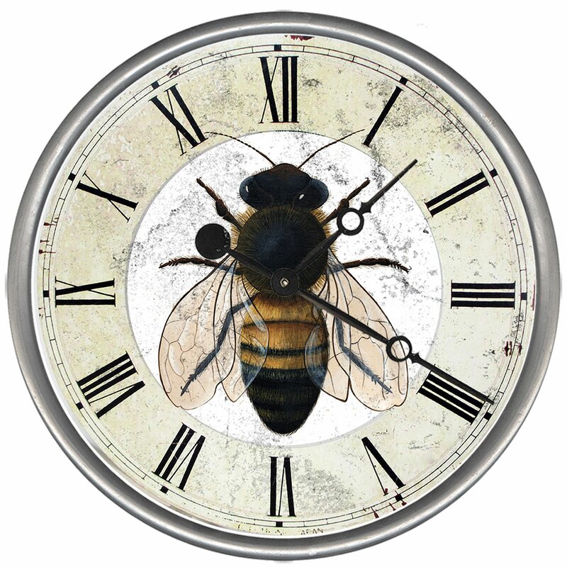 Gracie Oaks Zumwalt Bee Wall Clock & Reviews | Wayfair