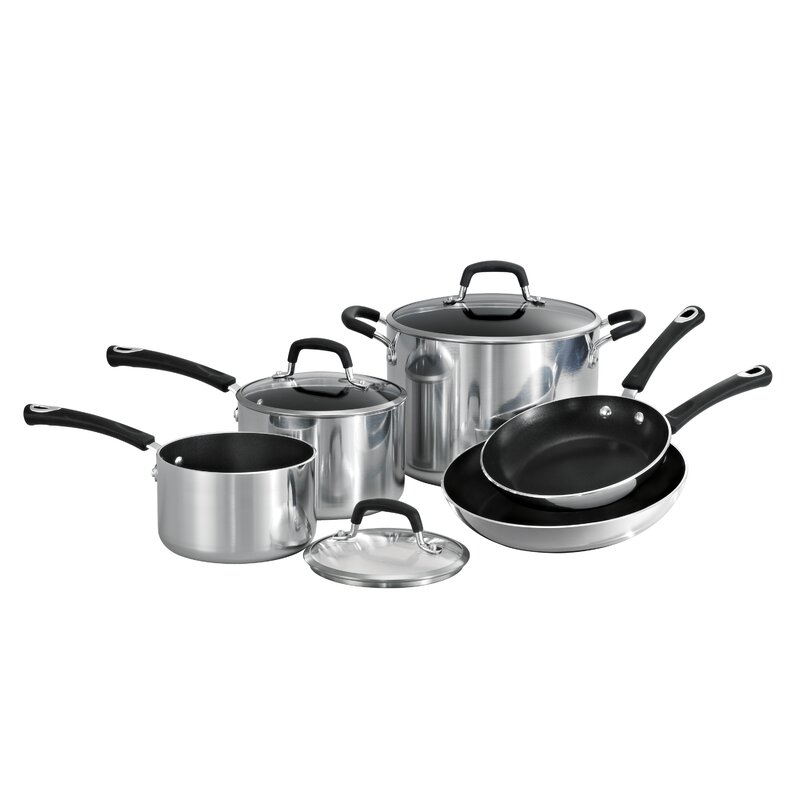 Tramontina 8 Piece Non-Stick Cookware Set & Reviews | Wayfair