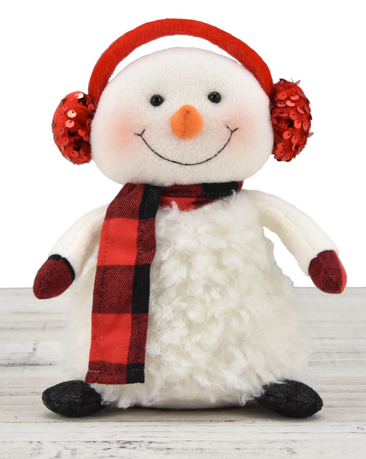 stuffed standing snowman