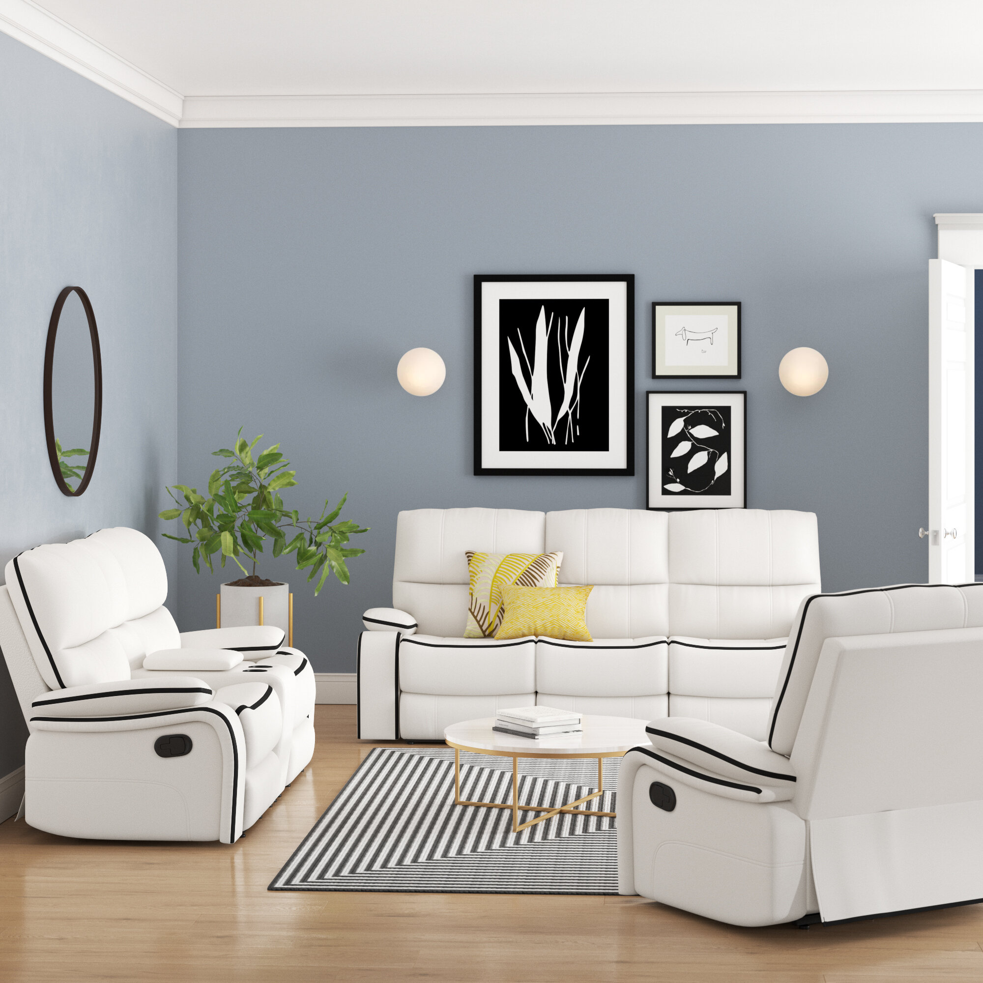 Wayfair White Living Room Sets You Ll Love In 2021