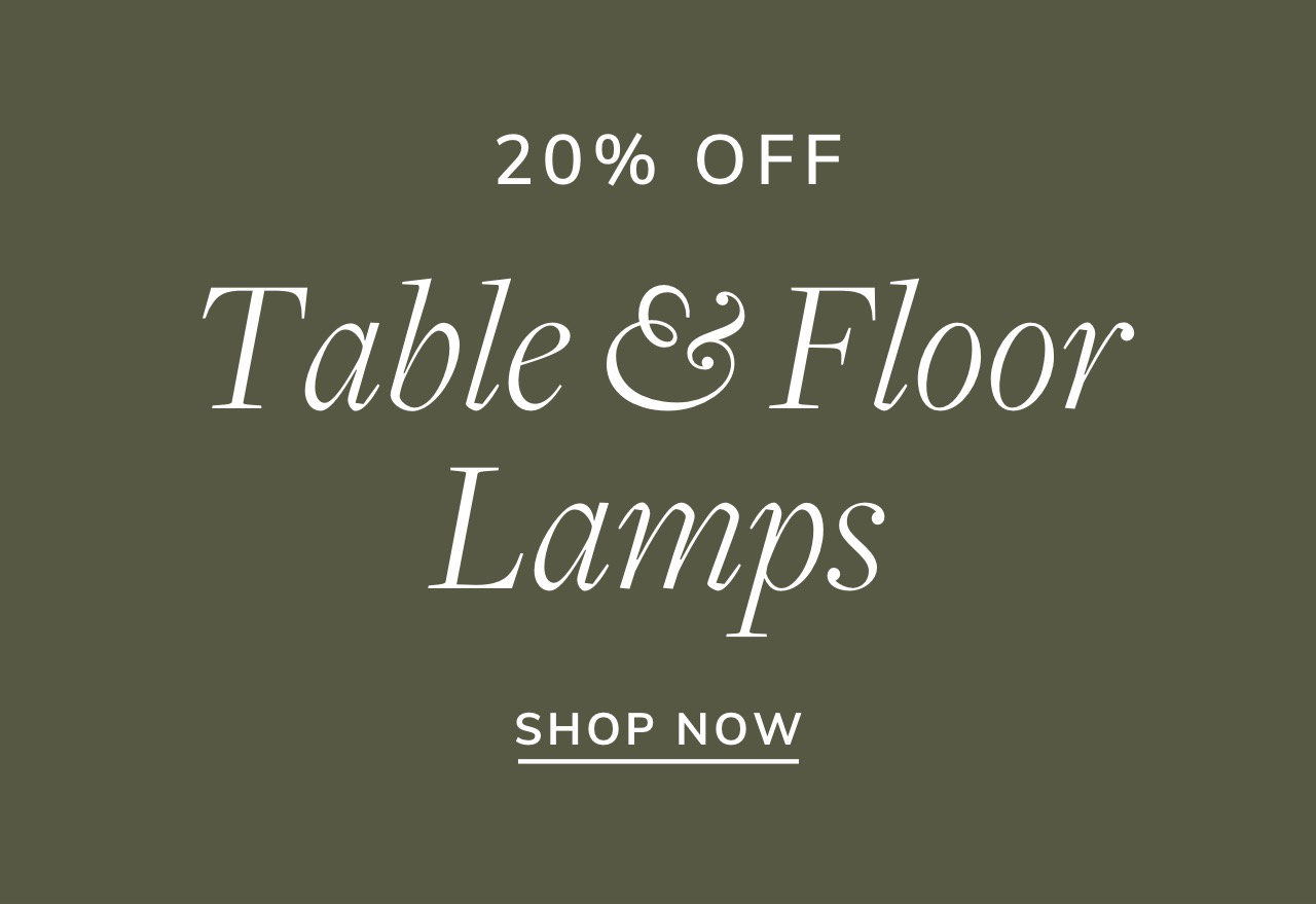 Table & Floor Lamp Sale