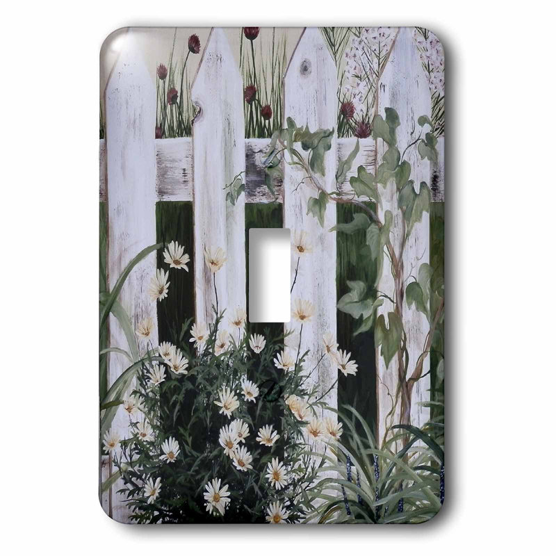 3drose Picket Garden Fence With Daisies And Vines 1 Gang Toggle Light Switch Wall Plate Wayfair Garden fencing ideas at argos. wayfair