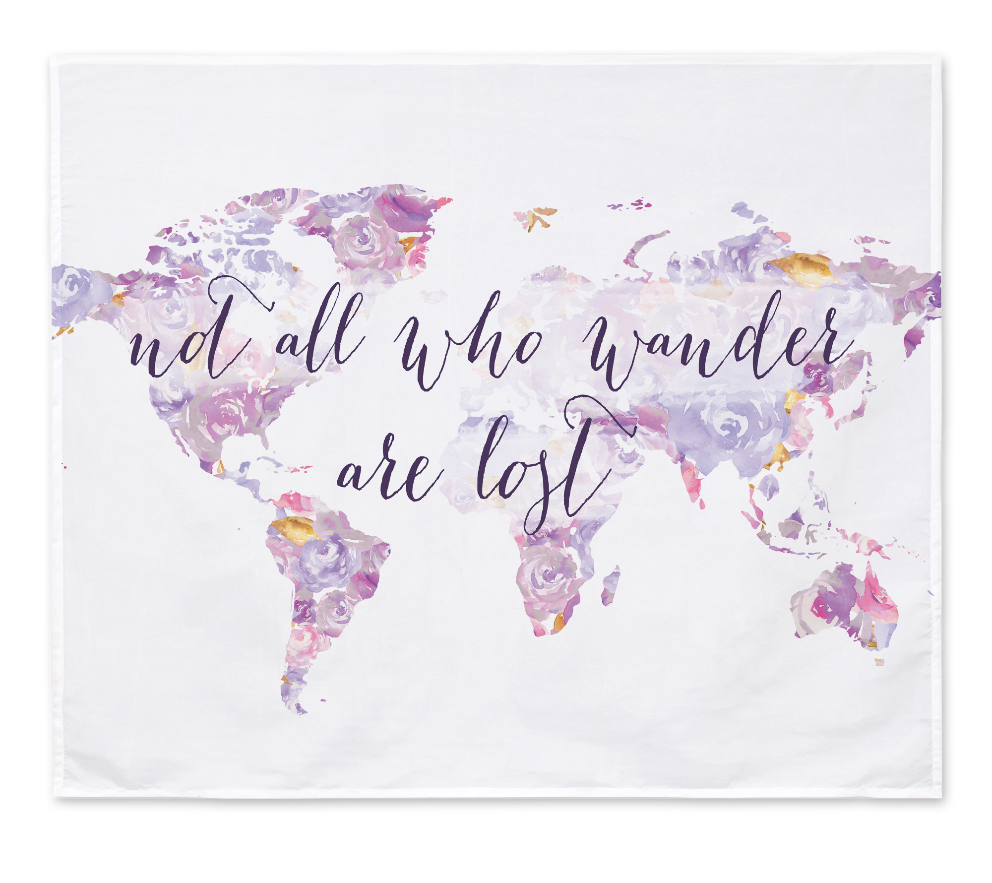 East Urban Home Not All Who Wander Are Lost Wall Tapestry Wayfair