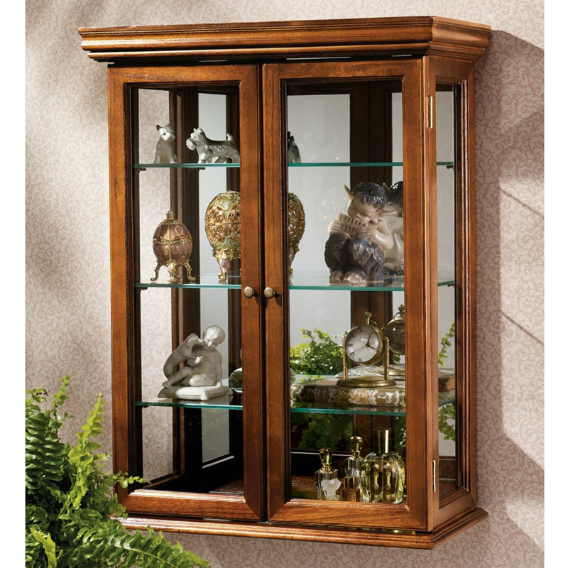 Design Toscano Country Tuscan Wall Mounted Curio Cabinet Reviews Country Tuscan Wall Mounted Curio Cabinet