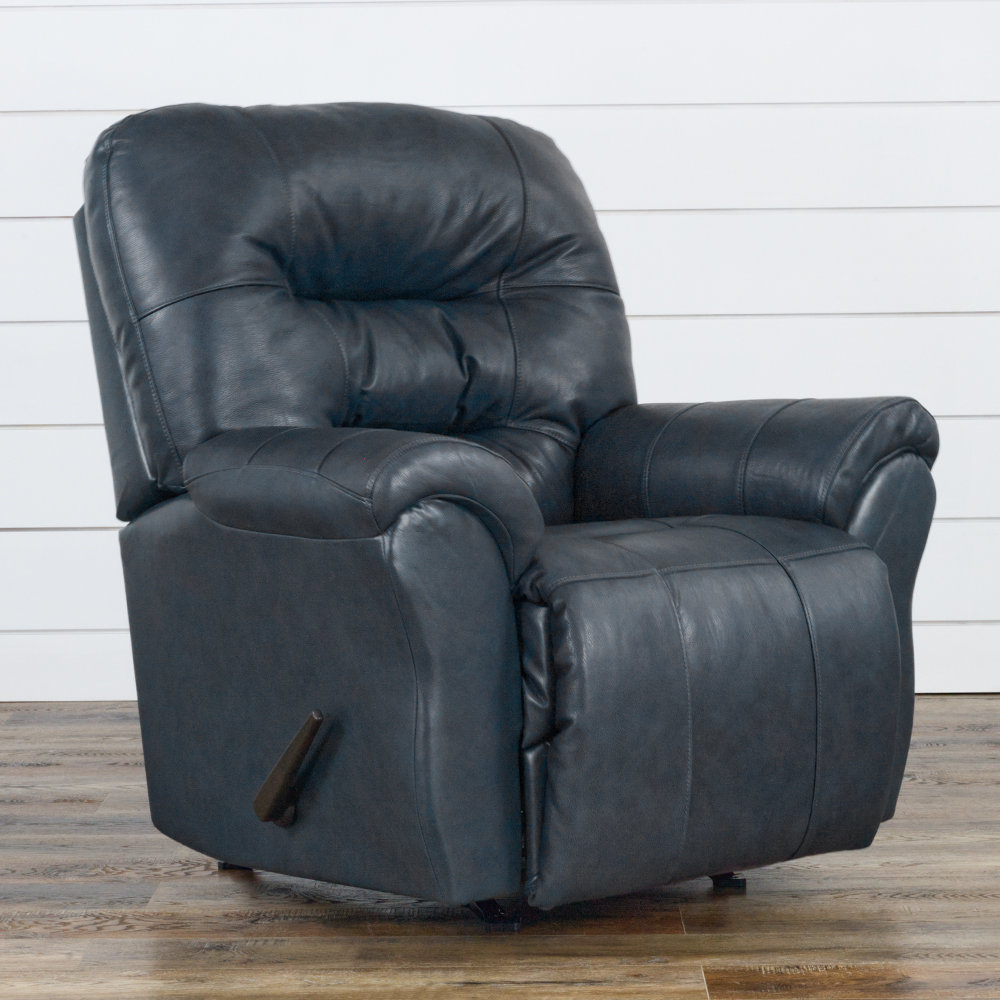 Steelside™ Perry Leather Recliner & Reviews Wayfair