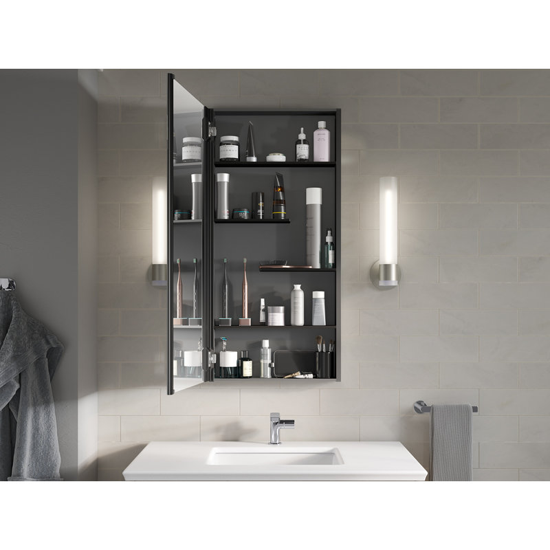 Kohler Maxstow Surface Mount Frameless Medicine Cabinet With 6 Fixed Shelves Reviews Wayfair