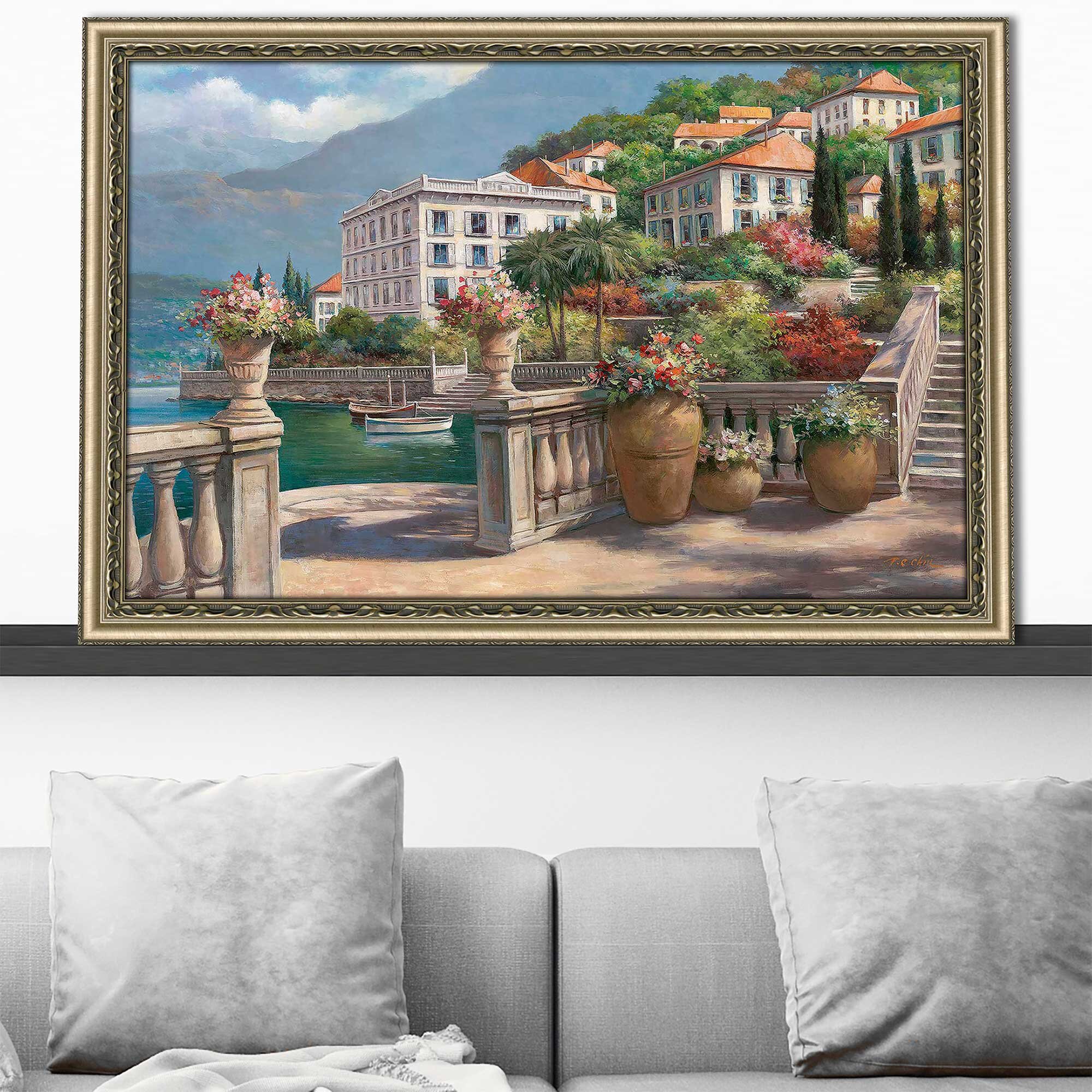 Red Barrel Studio® Lago Di Como II by T.C. Chiu - Painting | Wayfair