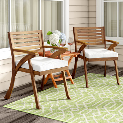 Brizio Patio Dining Chair with Cushion