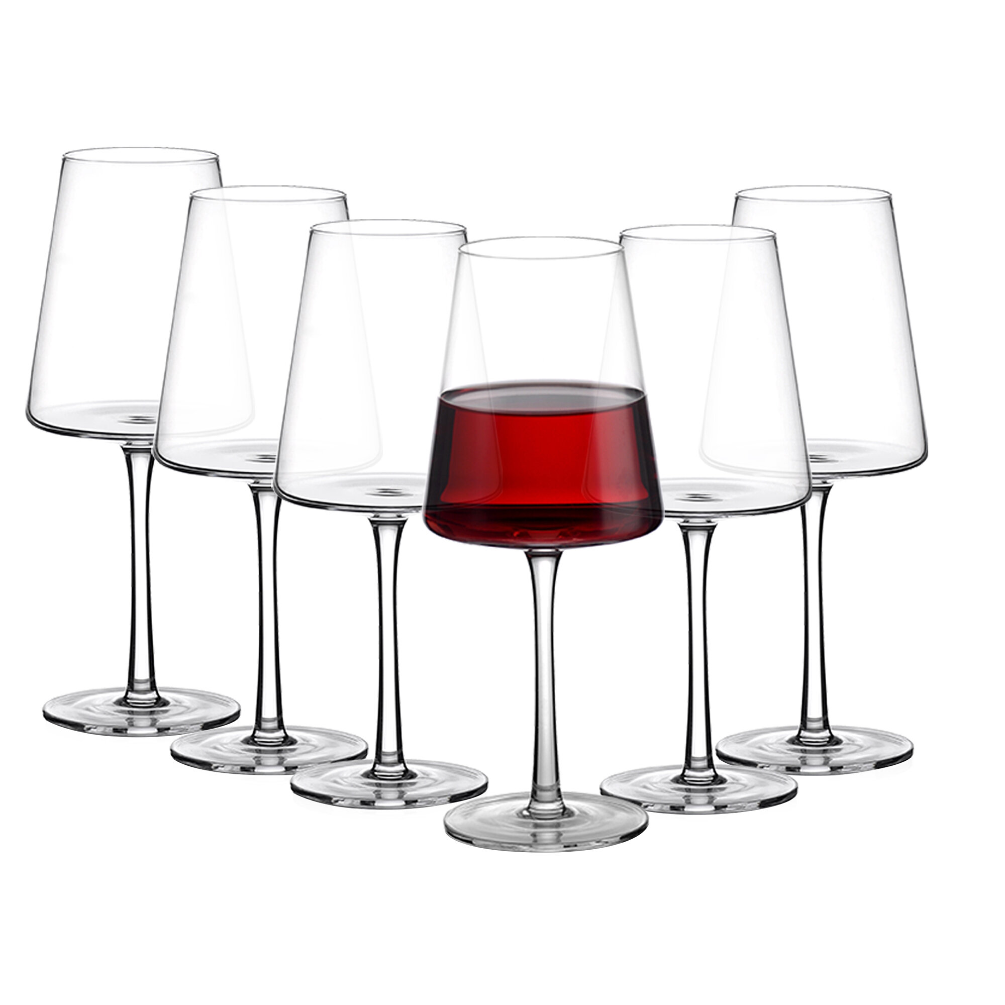 Armour 500ml Crystal Lead Free Red Wine Glass