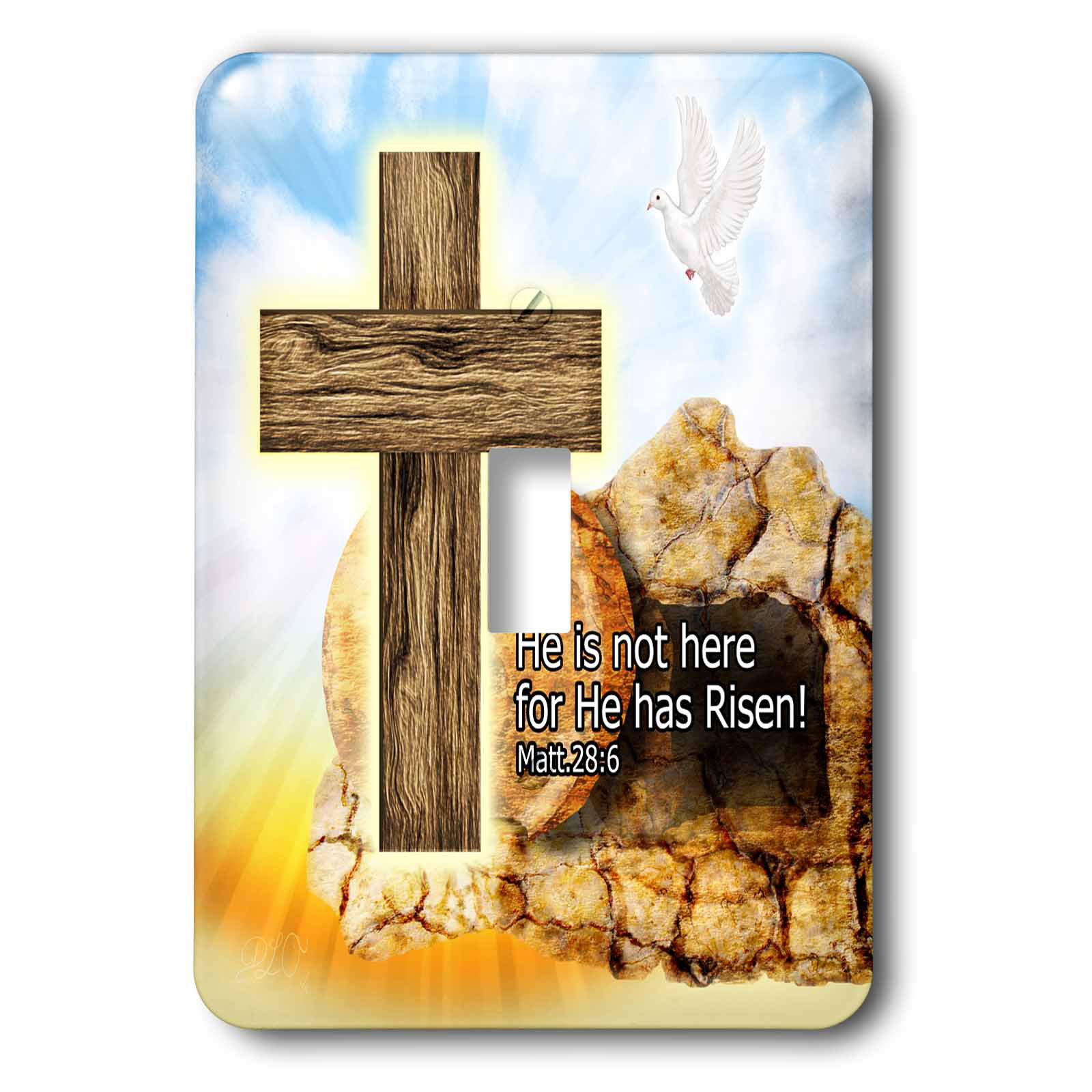 3drose Easter Cross Of Jesus 1 Gang Toggle Light Switch Wall Plate Wayfair