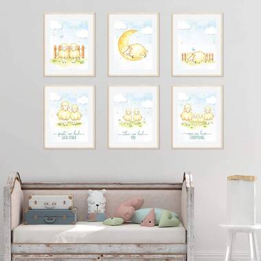Belgravia Decor Llama-rama Sky Wallpaper 9730 Childrens Kids Nursery Animal 