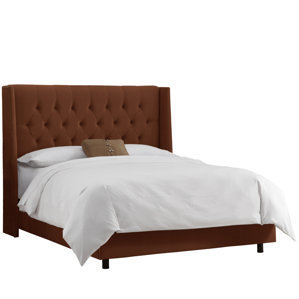 Edgewood Upholstered Panel Bed by World Menagerie