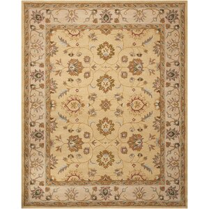 Willet Hand-Tufted Gold Area Rug