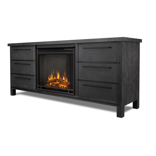 Real Flame Parsons Tv Stand With Fireplace Reviews Wayfair