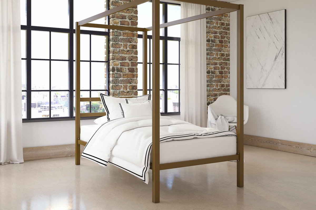 Canopy Bed mercer41™ stanley canopy bed & reviews | wayfair Canopy Bed mercer41™ stanley canopy bed & reviews | wayfair