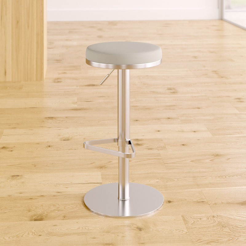 Ivy Bronx Fortunato Swivel Adjustable Height Bar Stool & Reviews | Wayfair Fortunato Swivel Adjustable Height Bar Stool