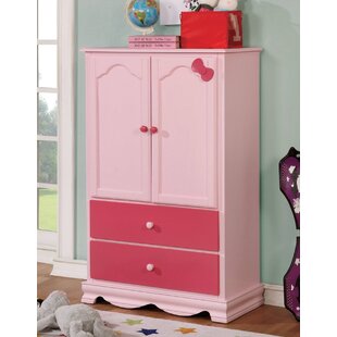 baby armoire with hanging rod
