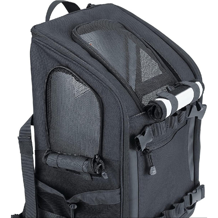 molle mounted backpack