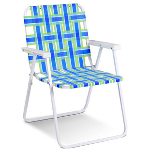 web strap beach chair