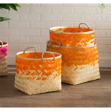 Tall Decorative Baskets Wayfair