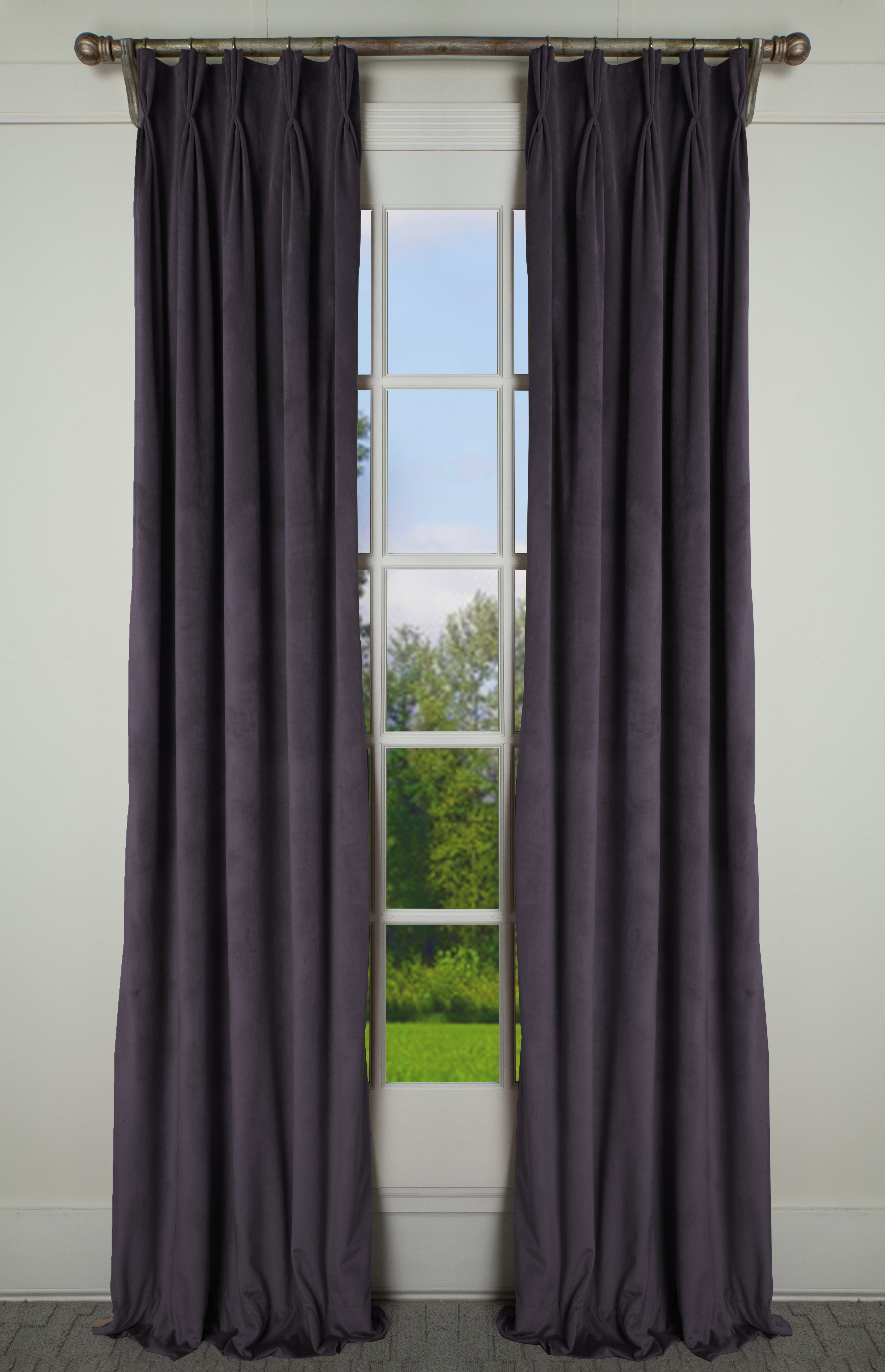 Winston Porter Elin Solid Room Darkening Thermal Pinch Pleat