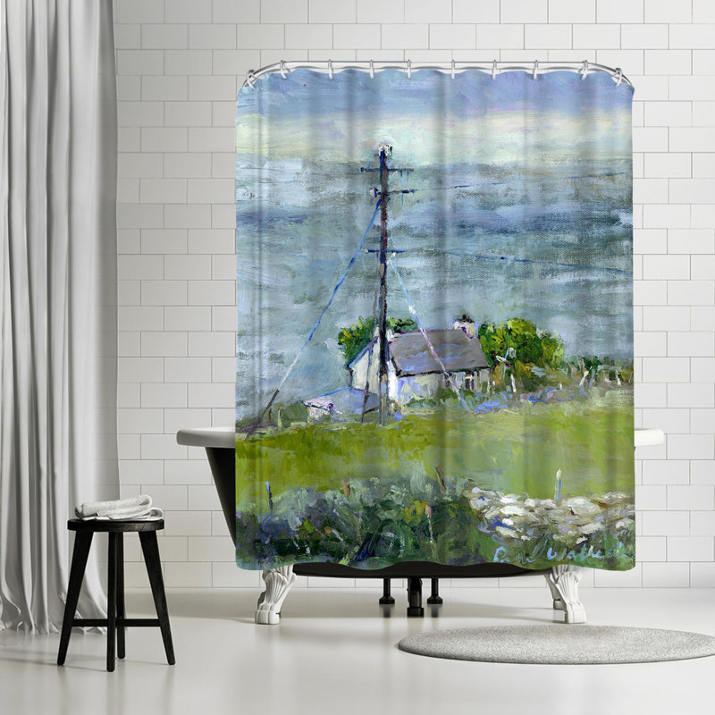 East Urban Home Richard Wallich Ireland Single Shower Curtain