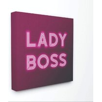 600 Sheets Boss Lady Sticky Note Cube 2.75 Memo Block Printed on 4 Sides/Super Chic Empowering Design