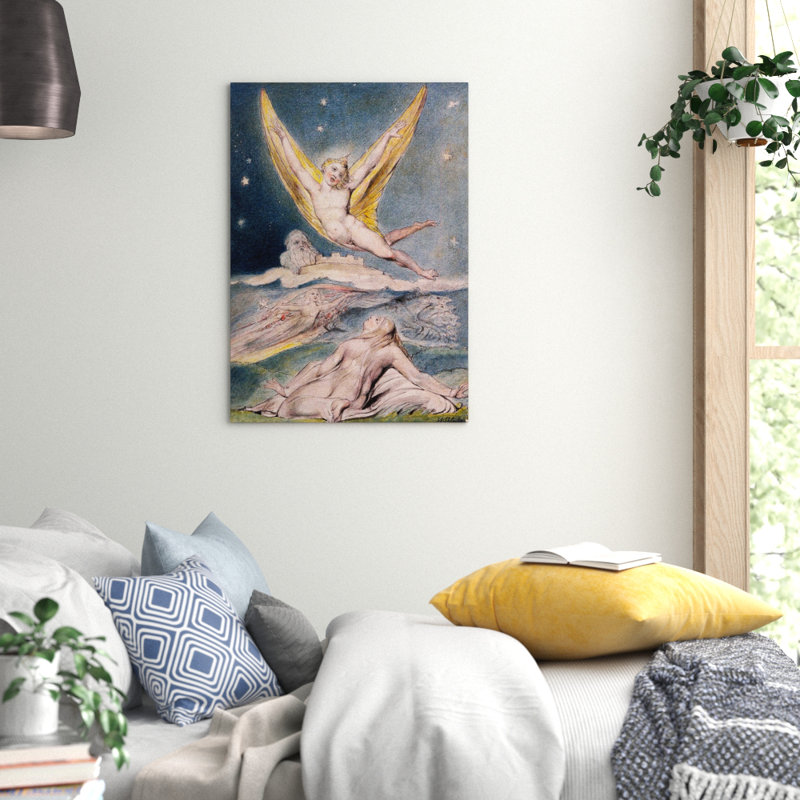 Big Box Art Night Startled By The Lark By William Blake Painting