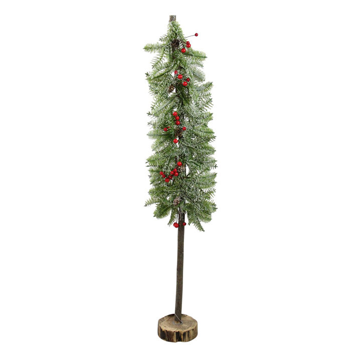 The Holiday Aisle Glittered Country Rustic Artificial Alpine