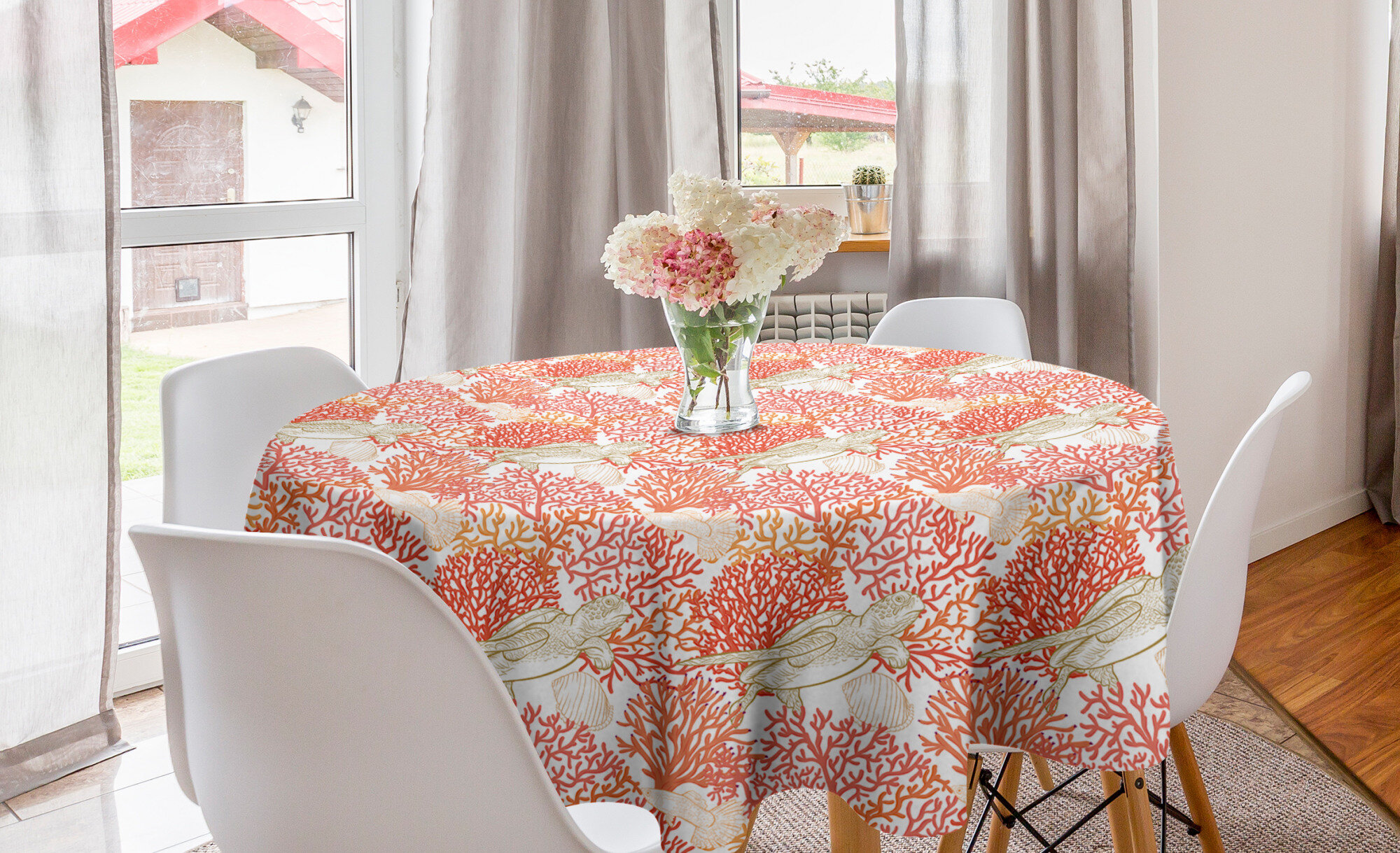 Shell Ocean Style tablecloth Lace Rectangular table cover dining home decor
