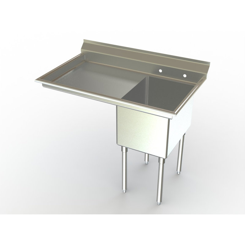 3F1-2116-18L Deluxe NSF 38" x 27" Free Standing Service Sink