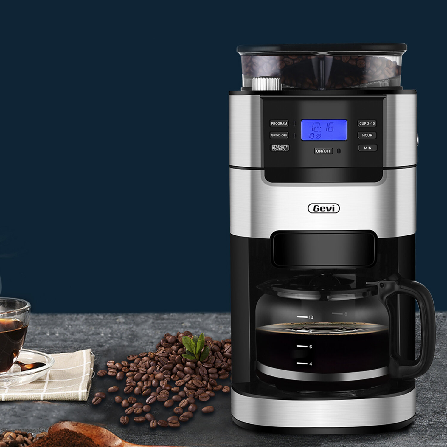 coffee maker with grinder cuisinart