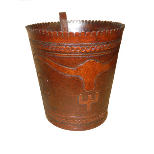 Go to store & view more images New World Trading Steer Brands 2 Gallon Waste Basket
